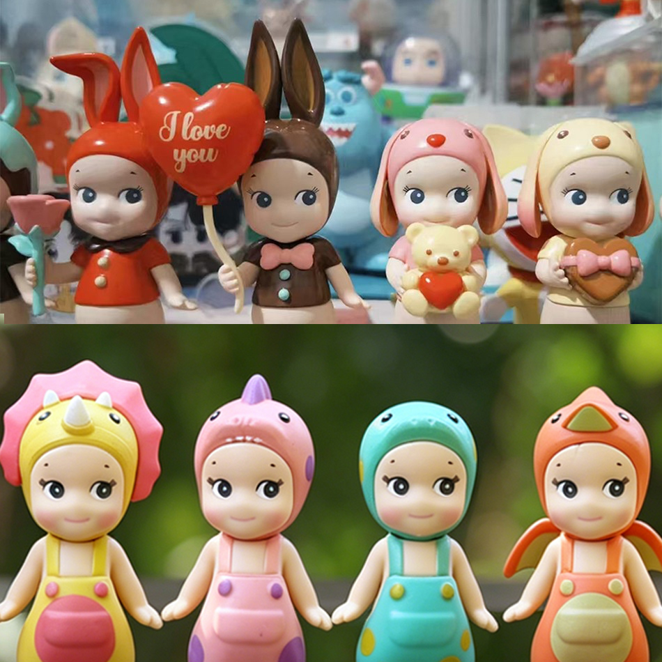 Phone Accessories Sonny Angel - Wysokiej jakości seria Dinozaury i Miłość,