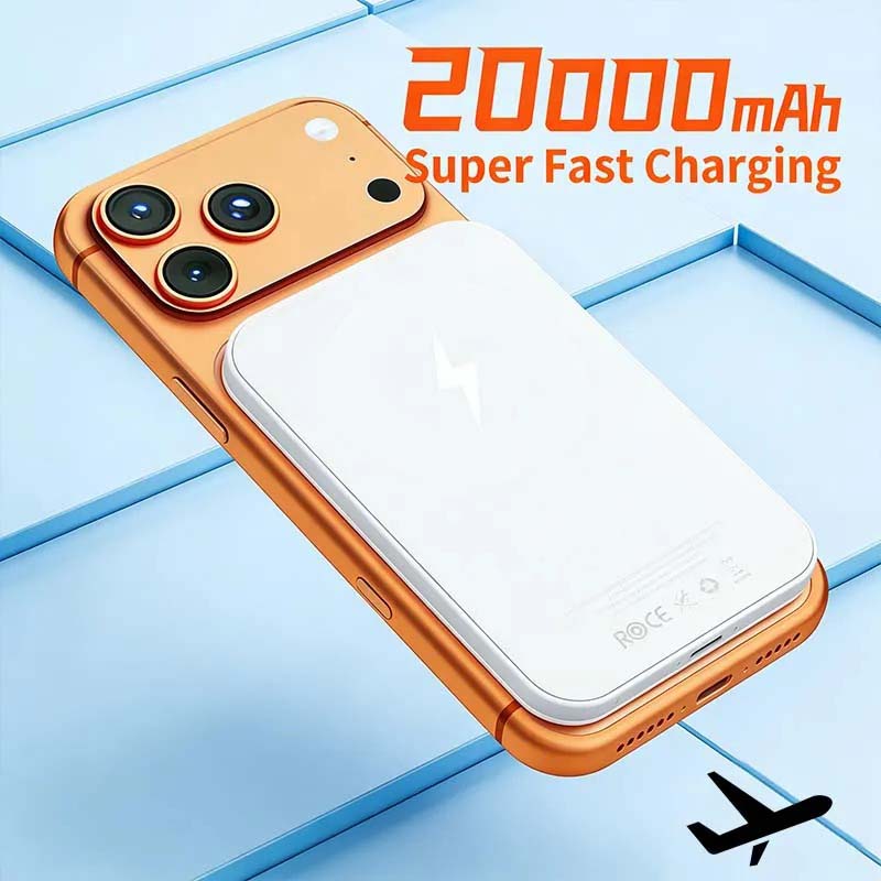 Portable Charger 20000Mah - Magnetyczny powerbank 20000mAh PD 22.5W Szybka