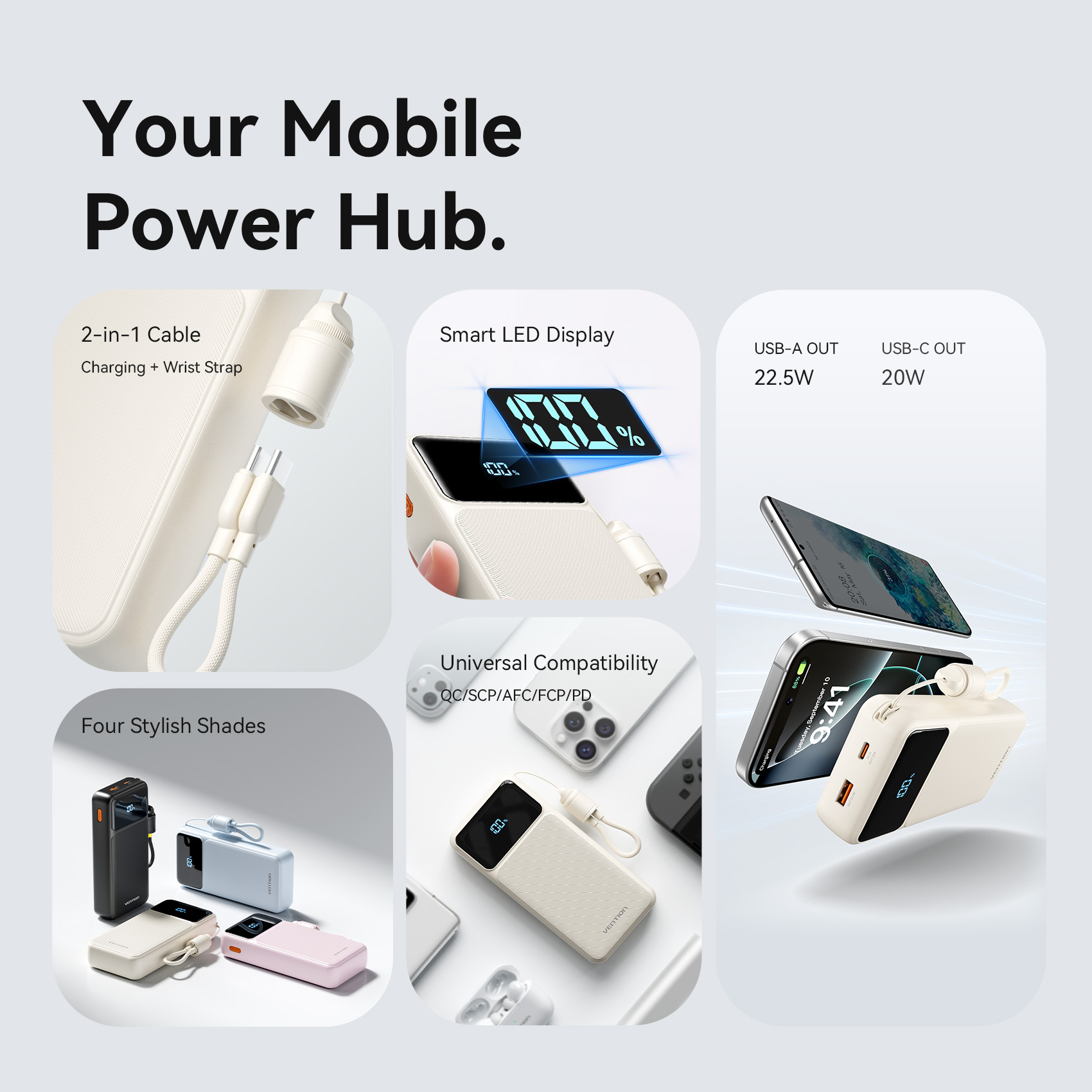 Vention CCC 20000mAh 22.5W Pow – Portable Charger 20000Mah recenzja i cena